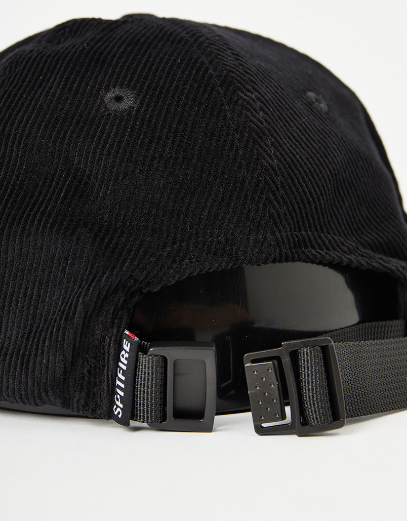 Spitfire Wheels Cap LiL Bighead Strapback Black Corduroy Skateboard Hat