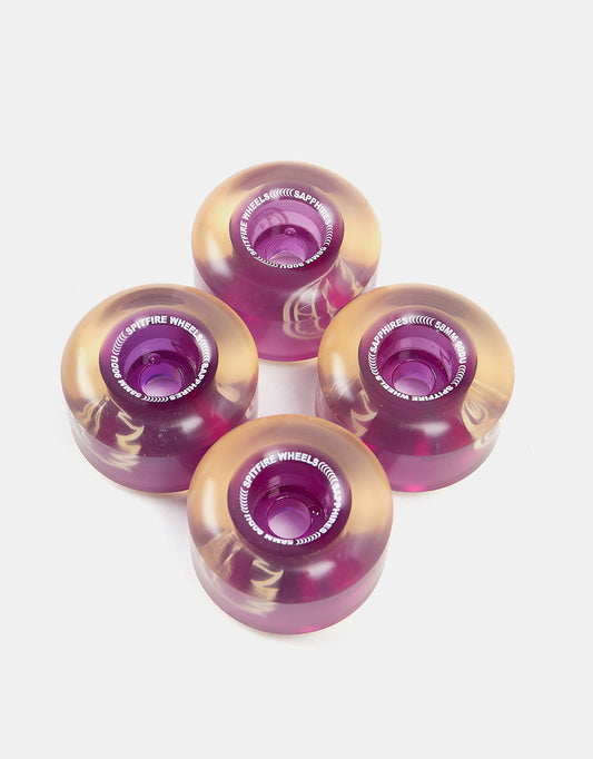 Spitfire Wheels Sapphire Clear Purple 58mm 90d