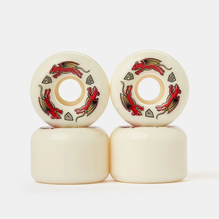 Powell Peralta Wheels Dragon Formula Red Nano Rats 56Mm X 39Mm 93A Aa2