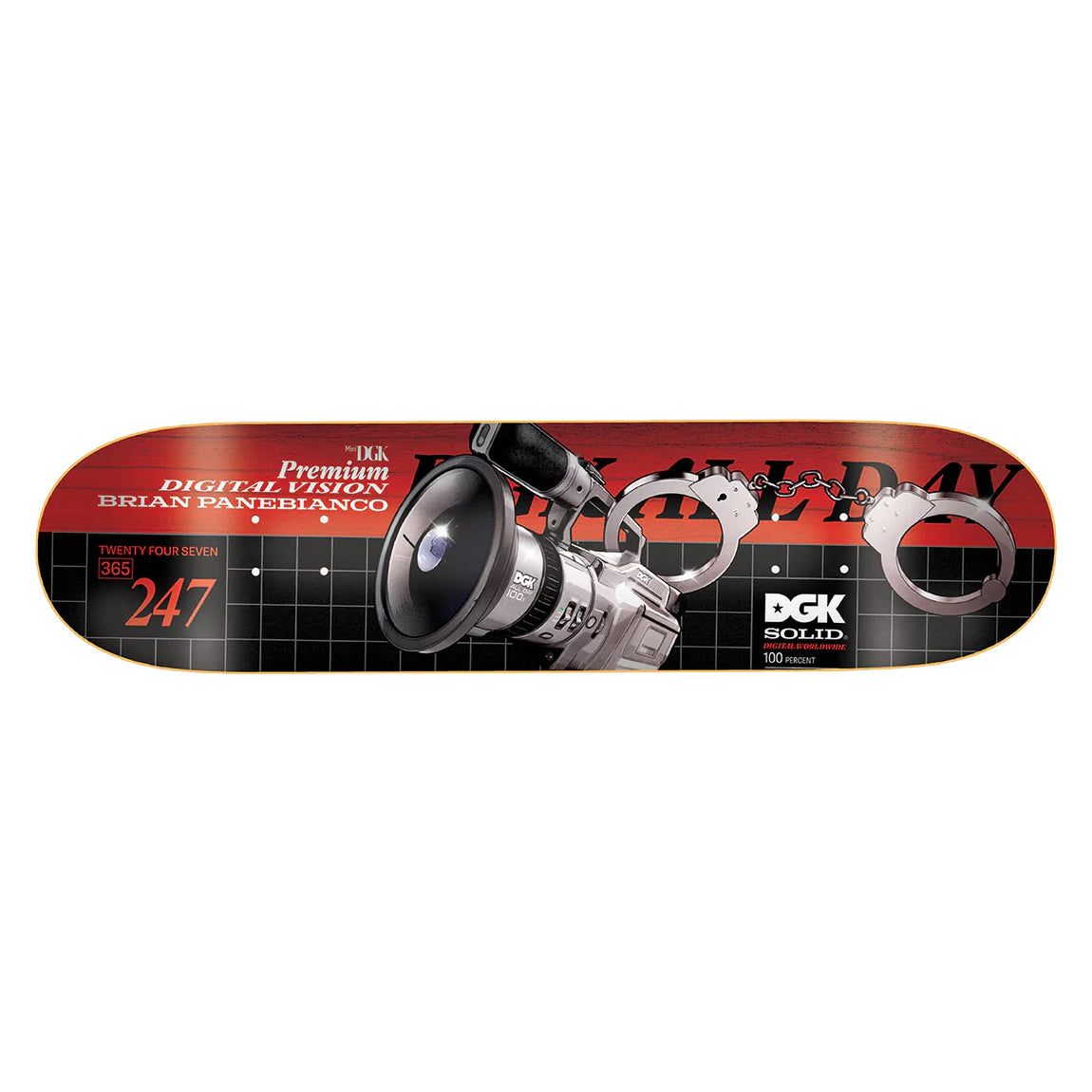 Dgk Skateboard Deck Premium Vision Brian Panebianco 8 25 Dirty Ghetto Kids