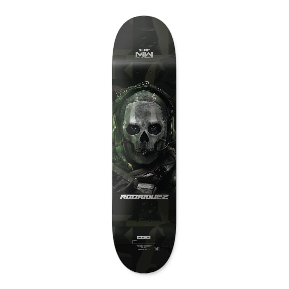 Primitive Skateboard Deck X Cod Mw Ghost Prod Paul Rodriguez 8 125