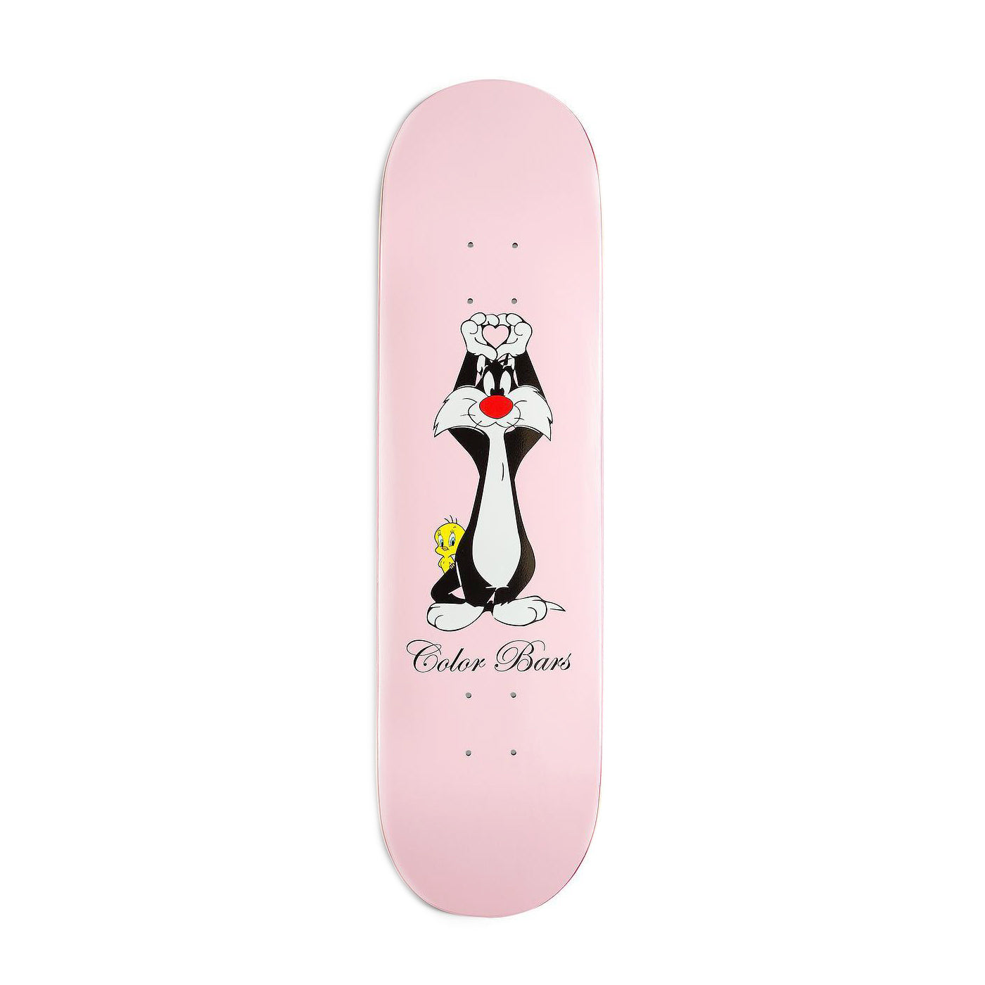 Color Bars Skateboard Deck Looney Tunes Chase Love 8 25