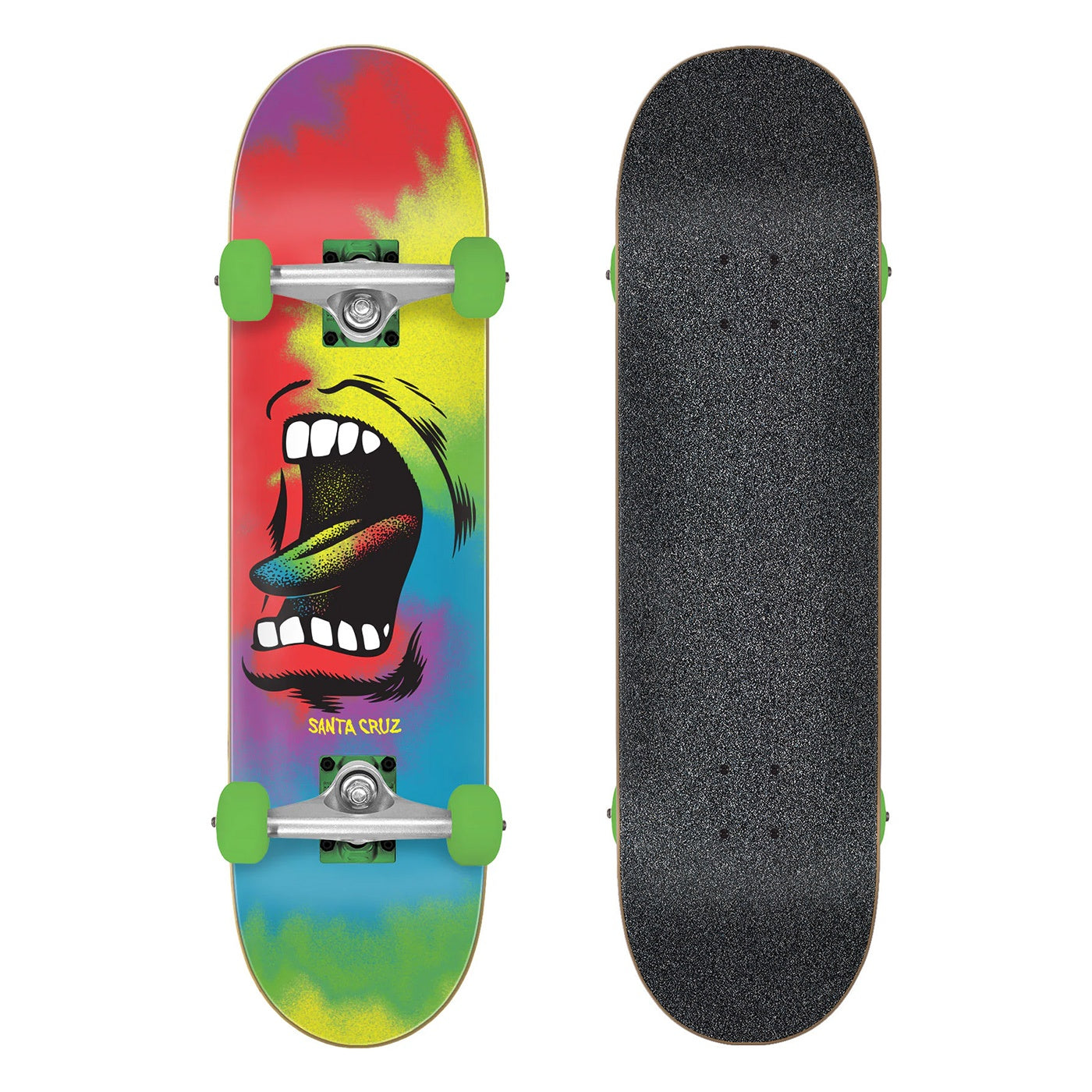 Santa Cruz Skateboard Complete Big Mouth Tie Dye 8 Full Pre Assembled