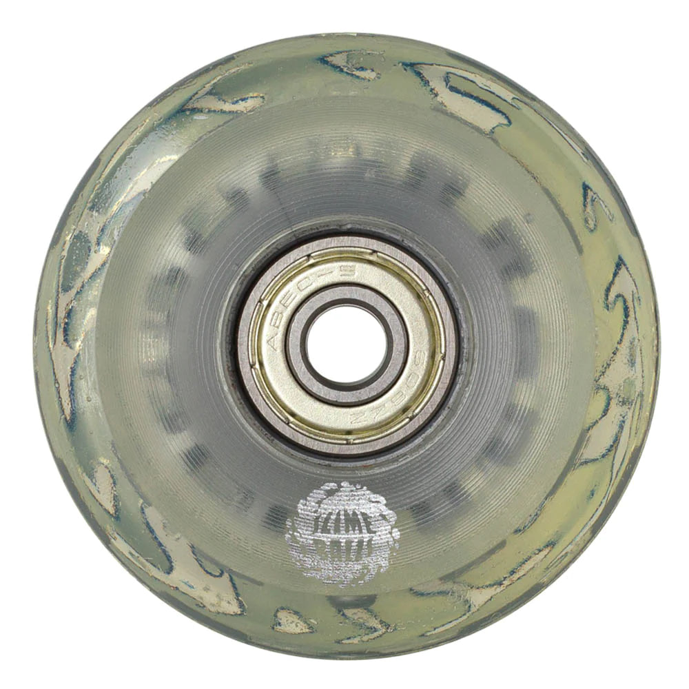 Santa Cruz Wheels Slime Balls 60mm Light Ups Blue LED 78a + Bearings