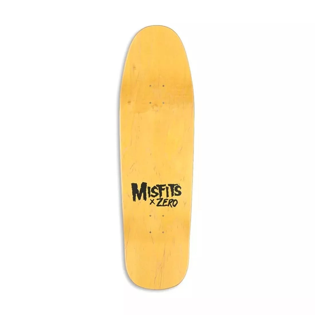 Zero X Misfits Skateboard Deck Skull Collage Gold 9 25 Shaped Limited Edition