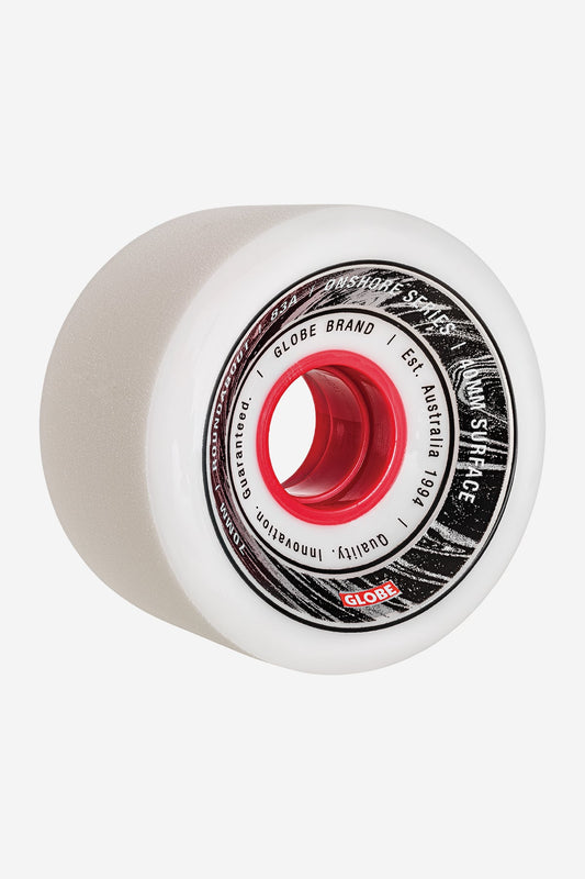 Globe Skateboard Wheels Roundabout Onshore 70mm White/Red 83a