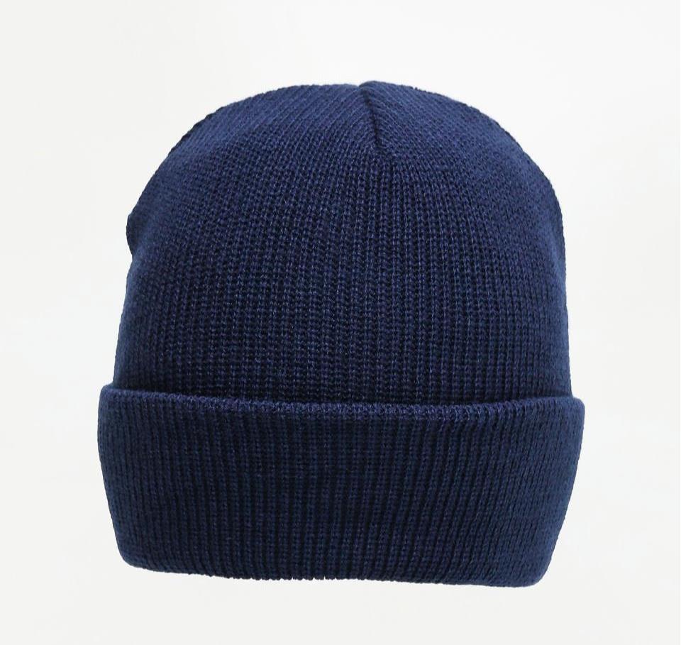Spitfire Wheels Beanie Bighead Fill Navy Red Gold Bi-Fold Skateboard Headwear