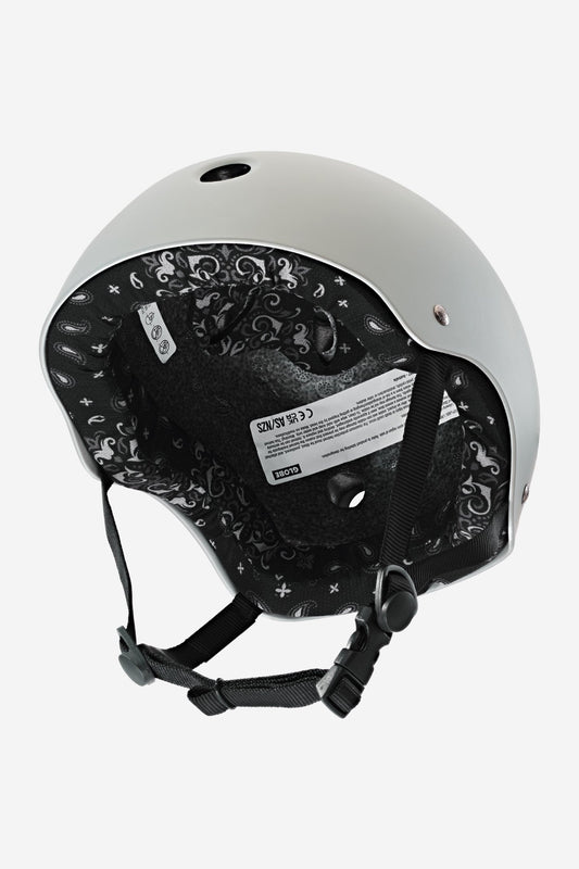 Globe Goodstock Certified Helmet Matte Gunmetal Bandana EPS Foam Dual Padding