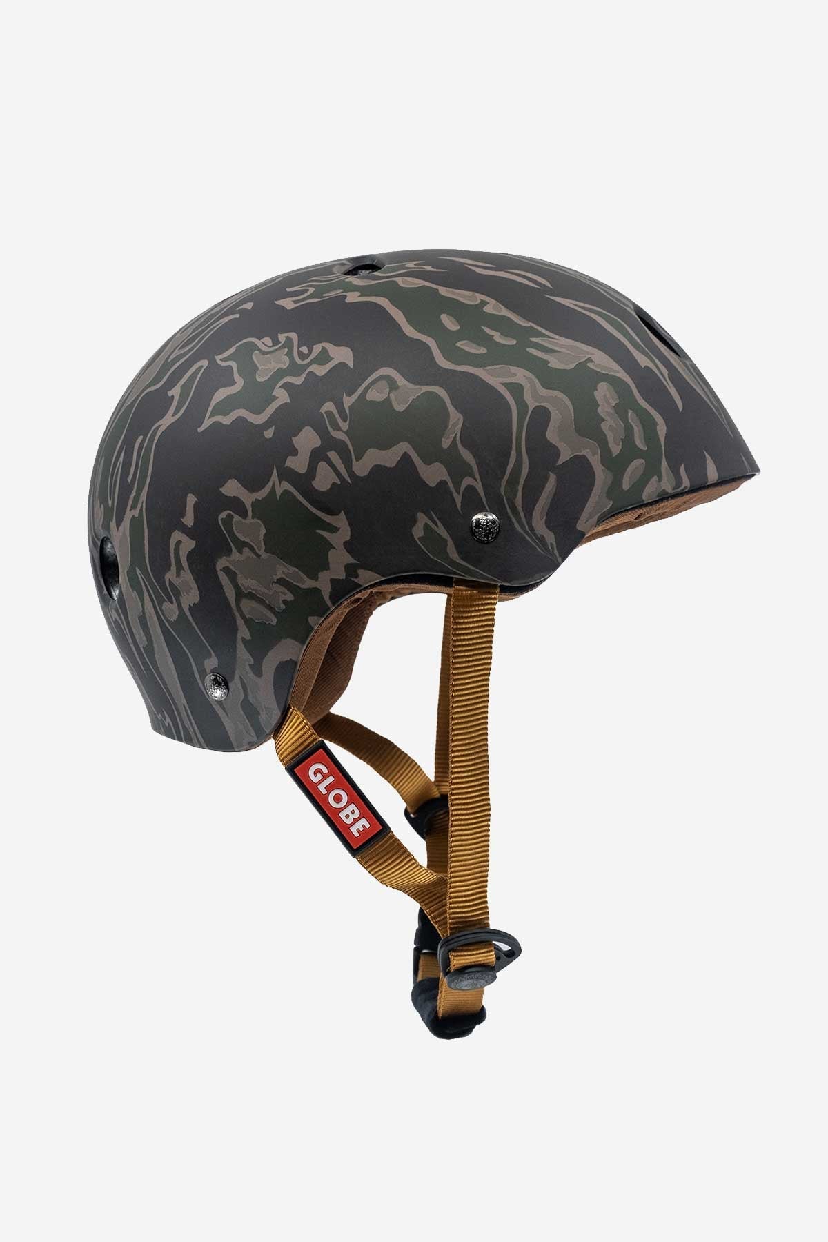 Globe Goodstock Certified Helmet Tiger Camo Eps Foam Dual Padding