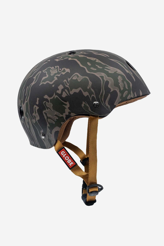 Globe Goodstock Certified Helmet Tiger Camo Eps Foam Dual Padding