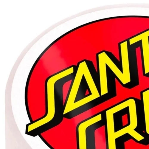 Santa Cruz Skateboard Wax Classic Dot White