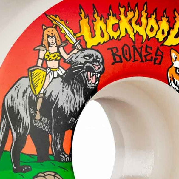 Bones Skateboard Wheels Lockwood Cat fight 52MM V3 SLIMS 103A
