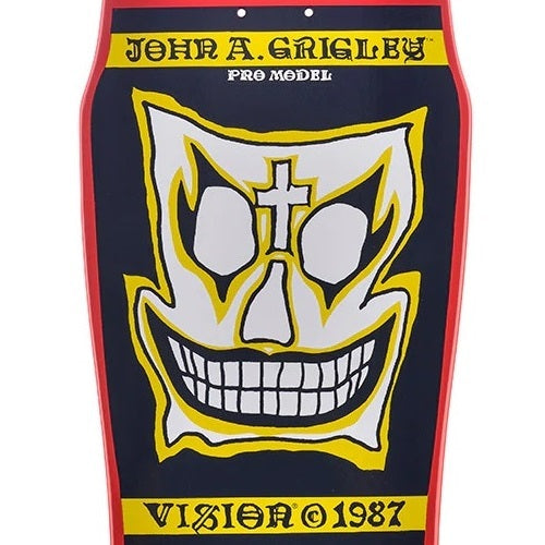 Vision Skateboards Deck Grigley Red 9 5 Reissue