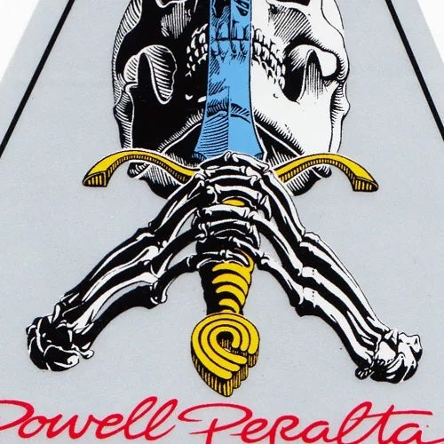 Powell Peralta Sticker Skull Sword Reissue Skate Decal
