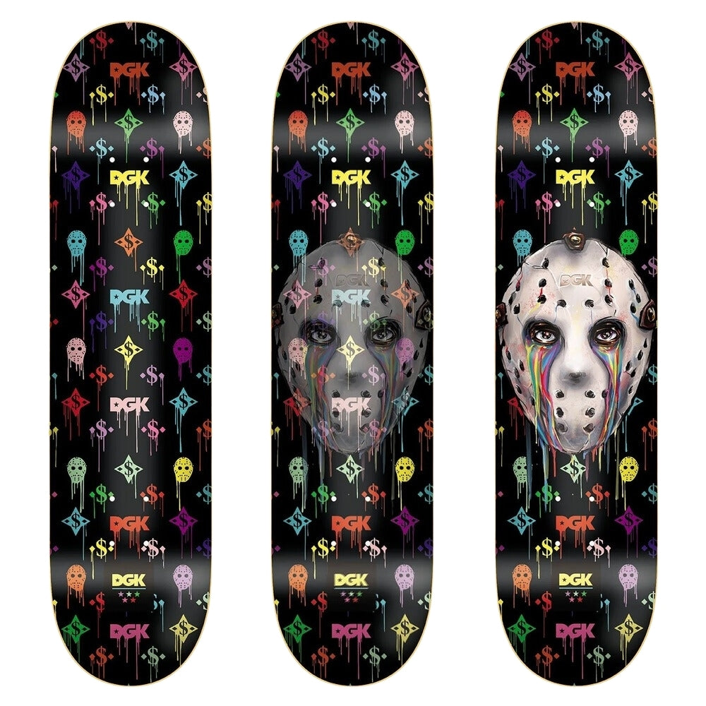 DGK Skateboard Deck Monogram Lenticular 8.25" (Dirty Ghetto Kids)