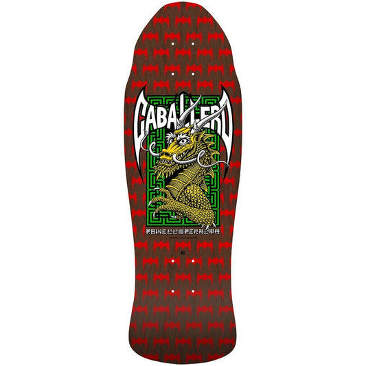 Powell Peralta Deck Cab Street Dragon Red Brown Stain 9 625 Reissue