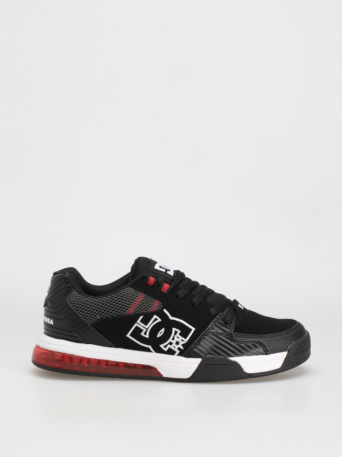 DC Shoes Versatile White Black Athletic Red US SIZE Skate Sneakers