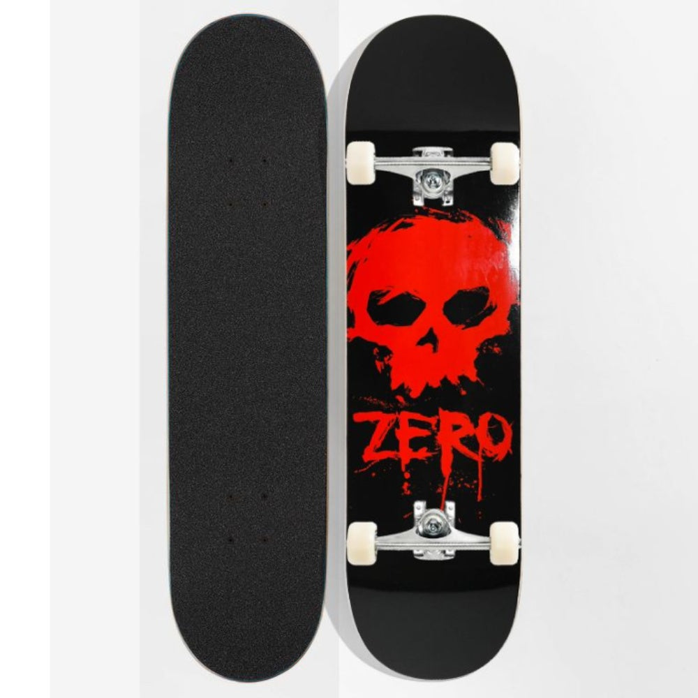Zero Complete Skateboard Single Skull Red 8 5 Unassembled
