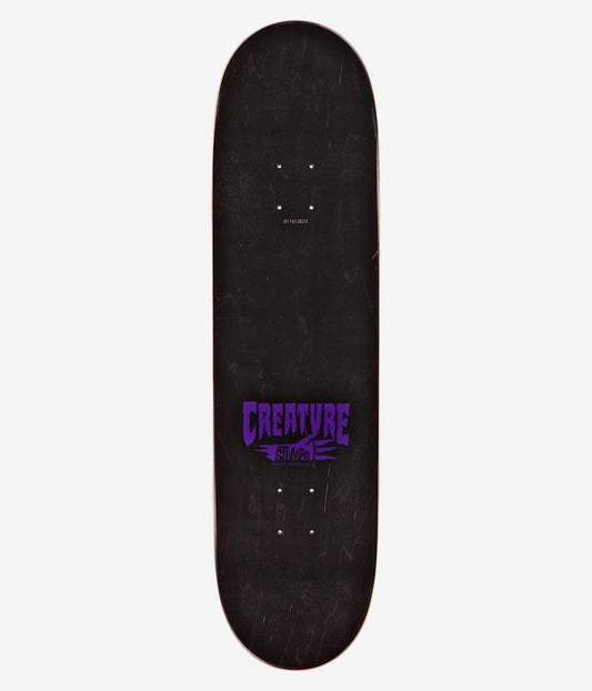 Creature Skateboard Deck Logo Outline Stumps 8.5" Purple