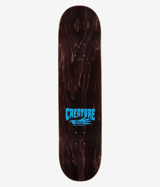Creature Skateboard Deck Logo Outline Stumps 8" Blue