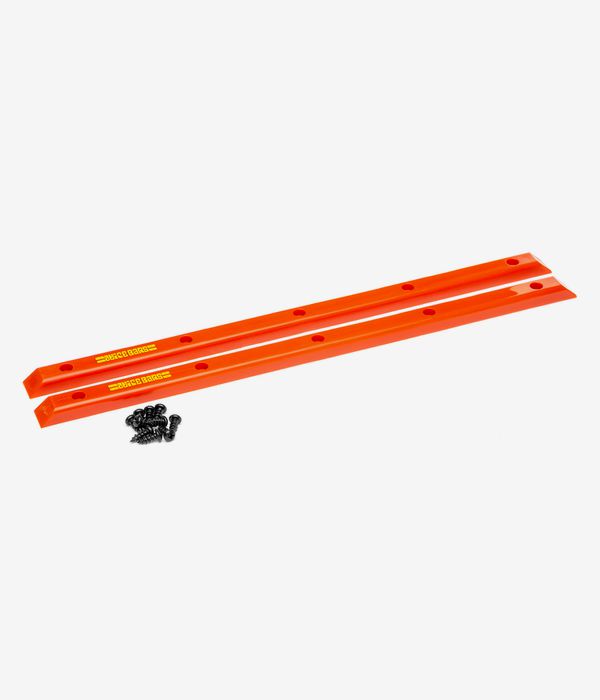 Oj Wheels Juice Bar Skateboard Rails Orange 14 5 Hole Design