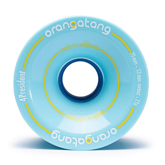 Orangatang Wheels 4 President 70MM BLUE 77A