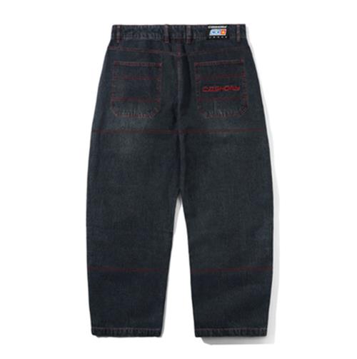 Cash Only - Aleka Denim Jeans. Washed Streaky Denim