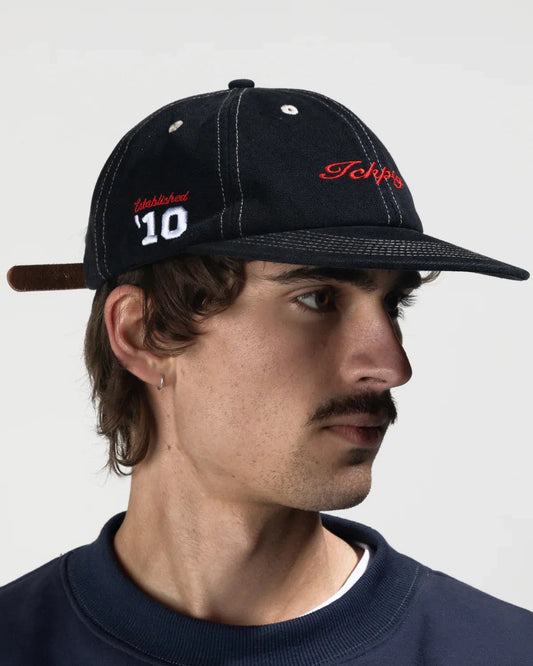 Ichpig Legacy 6 Panel Black Red Embroided