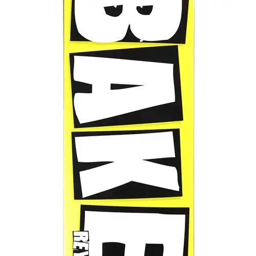 Baker Skateboard Deck Reynolds Brand Name Yellow 8 38