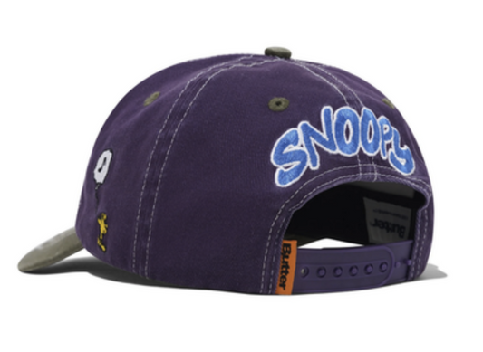 Butter Goods Music Snapback Purple / Fern 6 Pane Cap 6 Panel Cap Buttergoods Hat