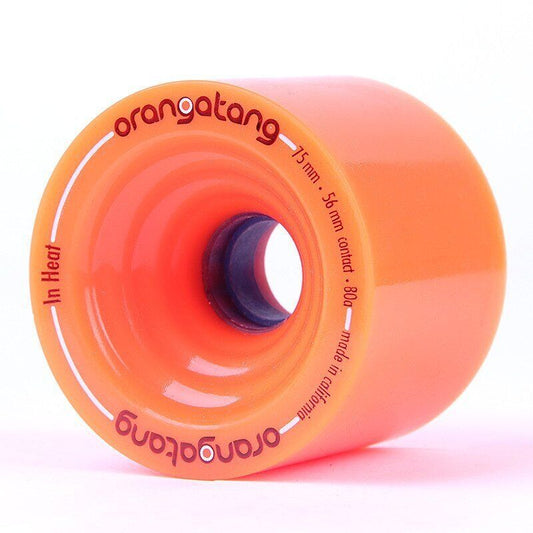Orangatang Wheels In Heat 75mm 80a Orange