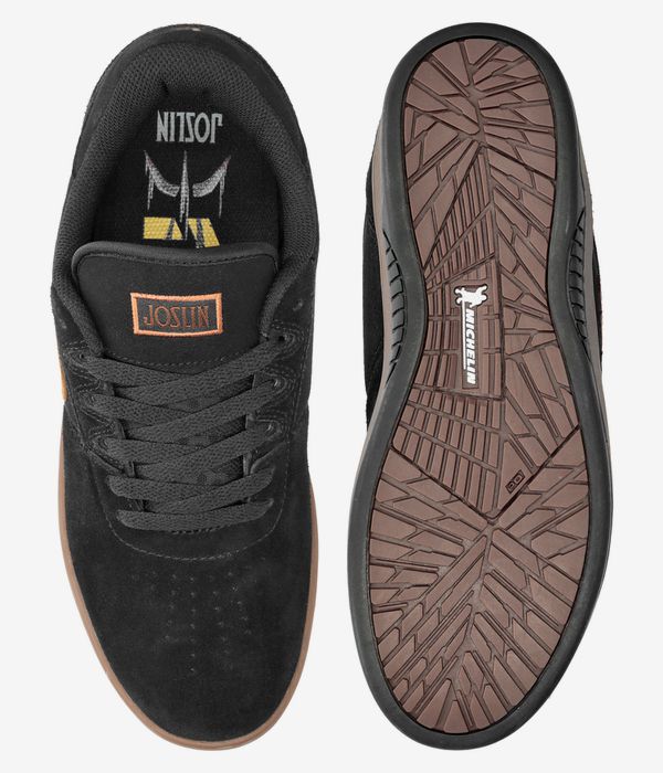 Etnies Shoes Josl1N Black Brown Michelin Us Size Skateboard Sneakers