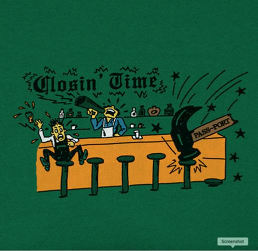 Pass Port - Closin' Time Sweater Kelly Green - Pass~Port Passport Sweater