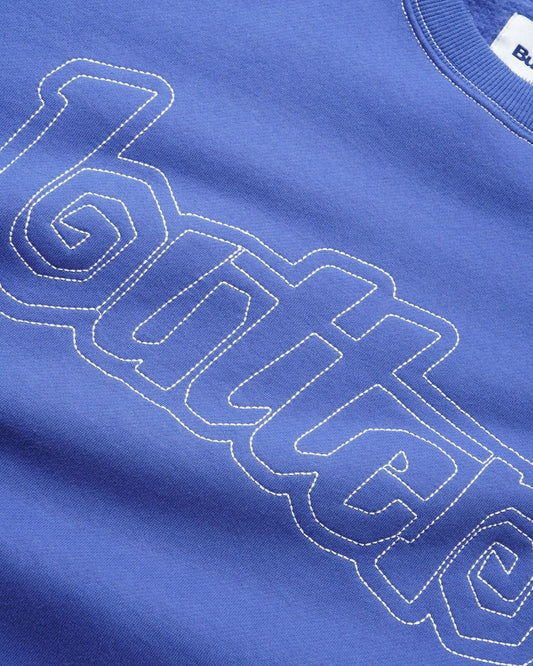 Butter Goods - Swirl Crewneck, Ocean blue pullover Buttergoods Jumper