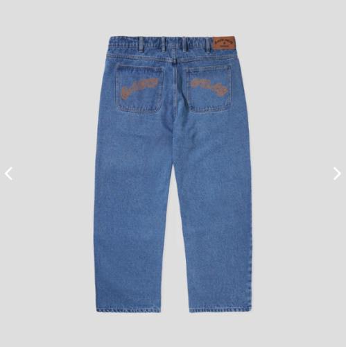Cash Only Baggy Denim Jeans Washed Indigo Cash Only