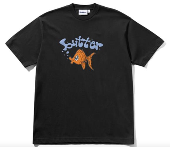 Butter Goods Goldfish Tee Black Shirt T Shirt Short Sleeve Buttergoods