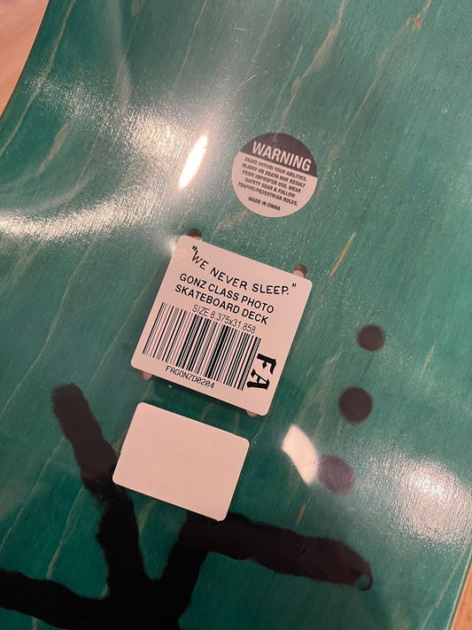 Fucking Awesome Gonz Class Photo deck 8.375" x 31.858'' Skateboard