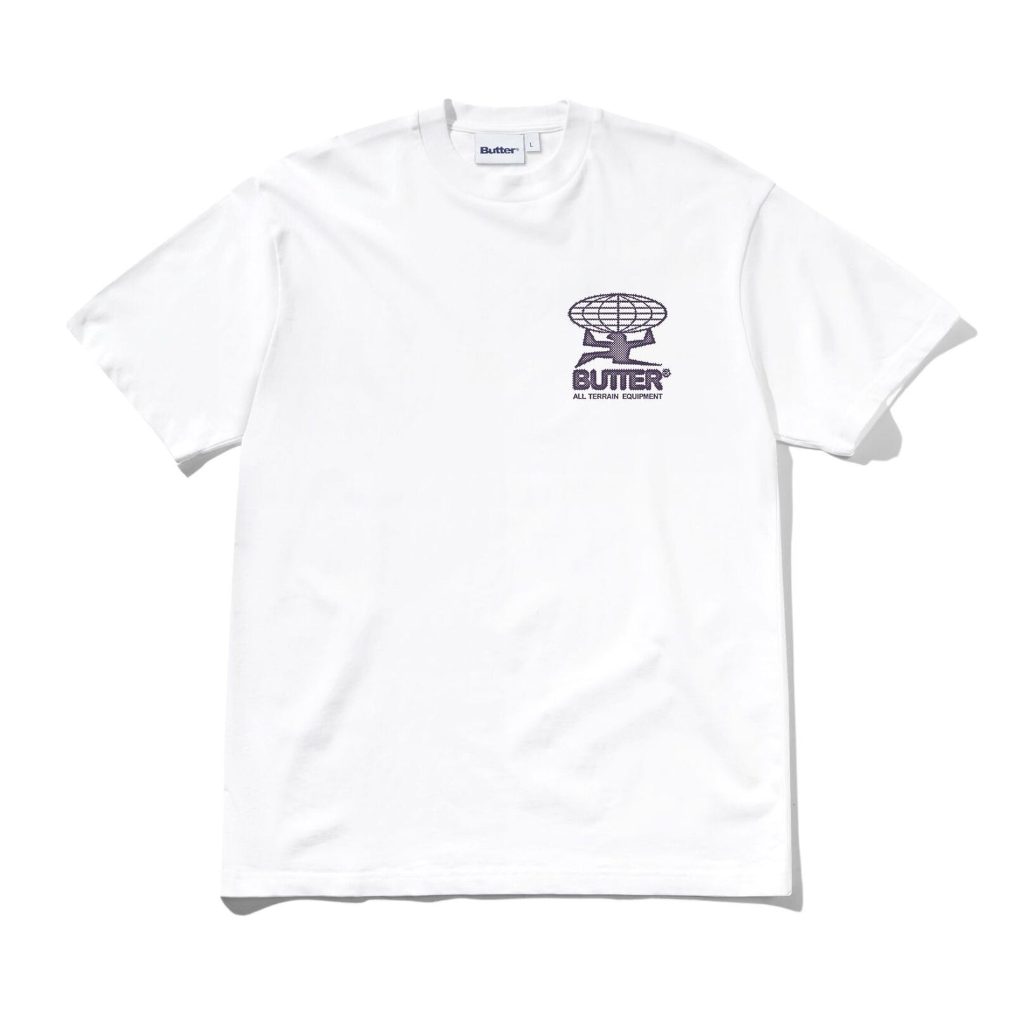 Butter Goods Terrain Tee Natural Shirt T Shirt Short Sleeve