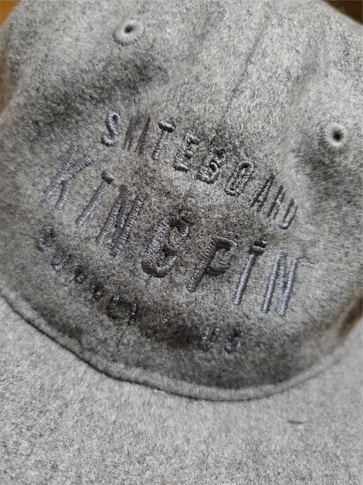 Kingpin Skate Supply Cap Class Wool Steel Strapback Skateboard Hat