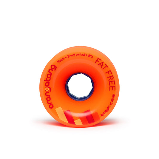 Orangatang Wheels Fat Free 65Mm 80A Orange