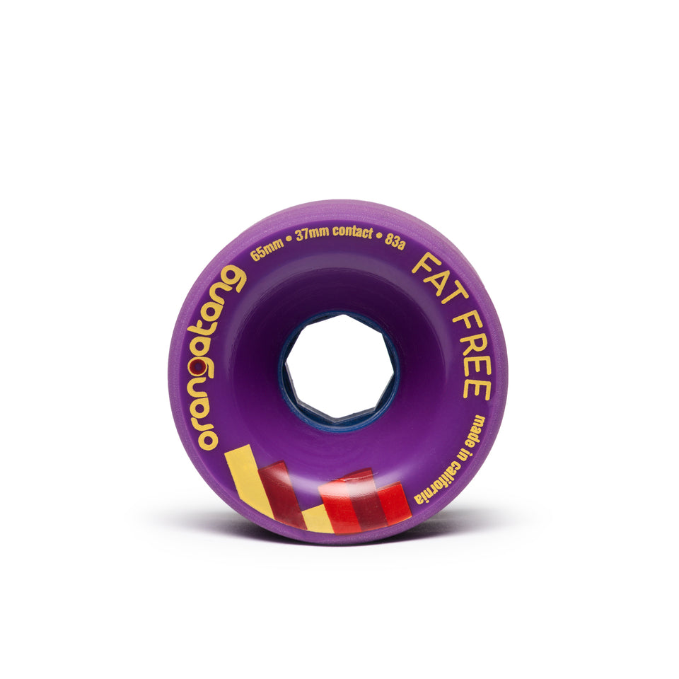 Orangatang Wheels Fat Free 65Mm 83A Purple