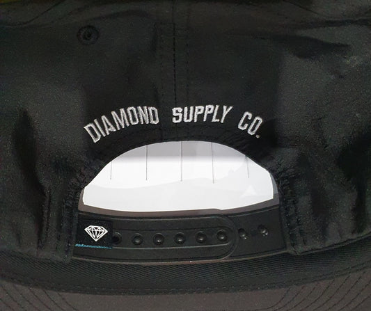 Diamond Supply Co Cap Unpolo Black Snapback Unstructured 6 Panel Hat