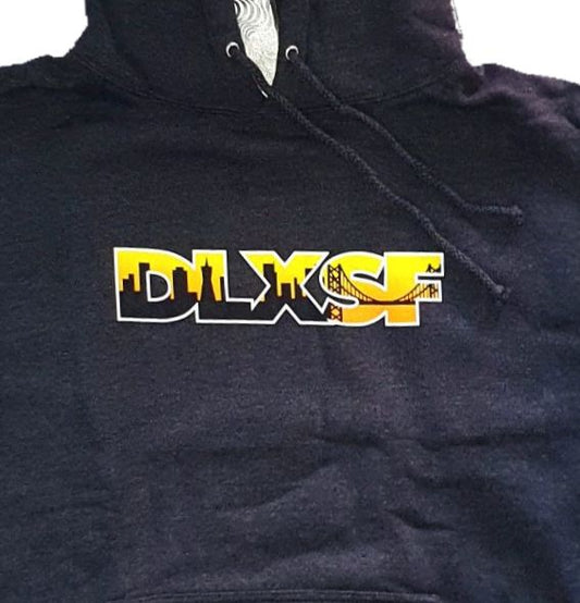 Spitfire Hood DLXSF Charcoal Deluxe San Francisco Skateboard Hoodie