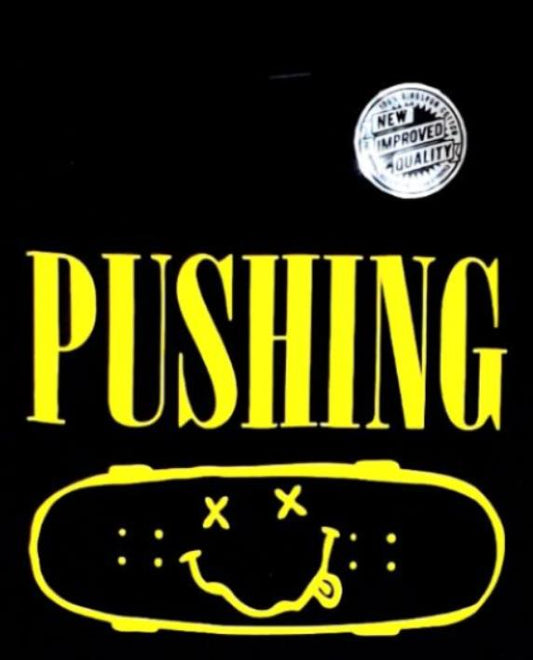 Real Tee Skate Like A Teen Black Skateboard T-Shirt