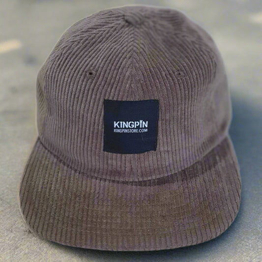 Kingpin Skate Supply Cap Class Cord Walnut Strapback Skateboard Hat