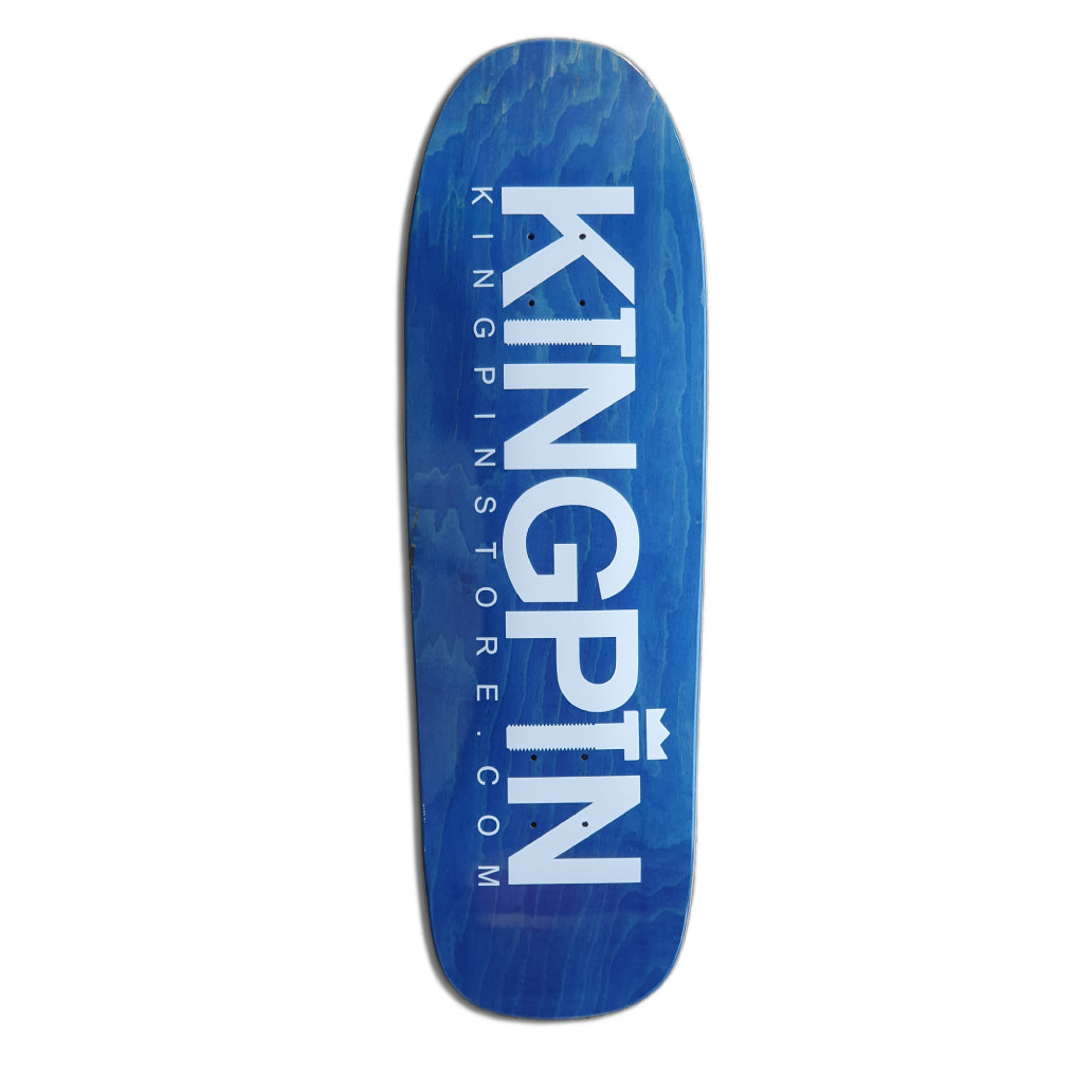 Kingpin Skate Supply Deck OG Logo Navy 9.8125" Sweatpants Shaped