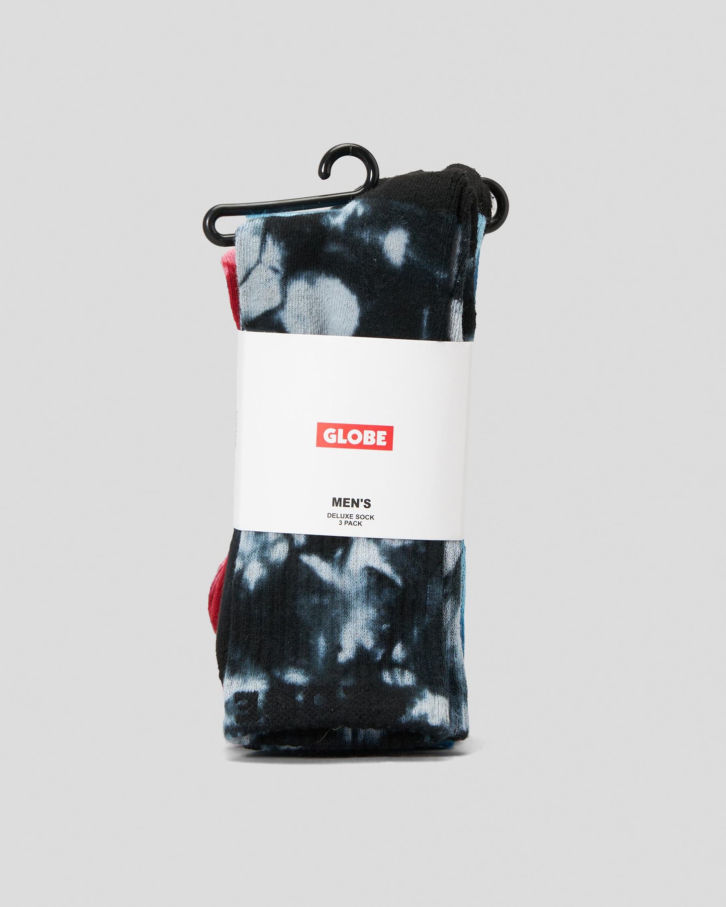 Globe Socks 3 Pack All Tied Up Crew Asst Tie Dye SIZE 7-11 Skateboard Sox