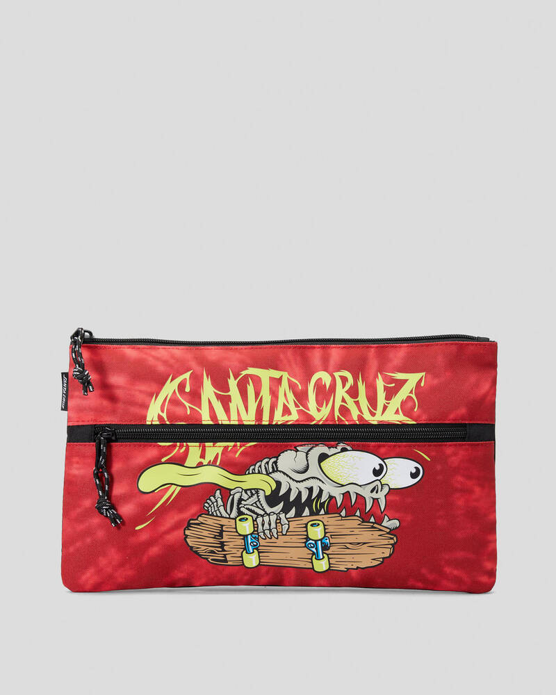 Santa Cruz Bone Slasher Dual Zip Pencil Case