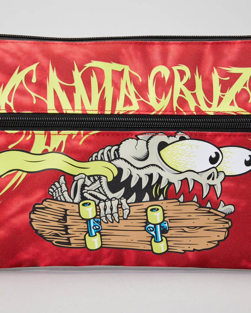 Santa Cruz Bone Slasher Dual Zip Pencil Case