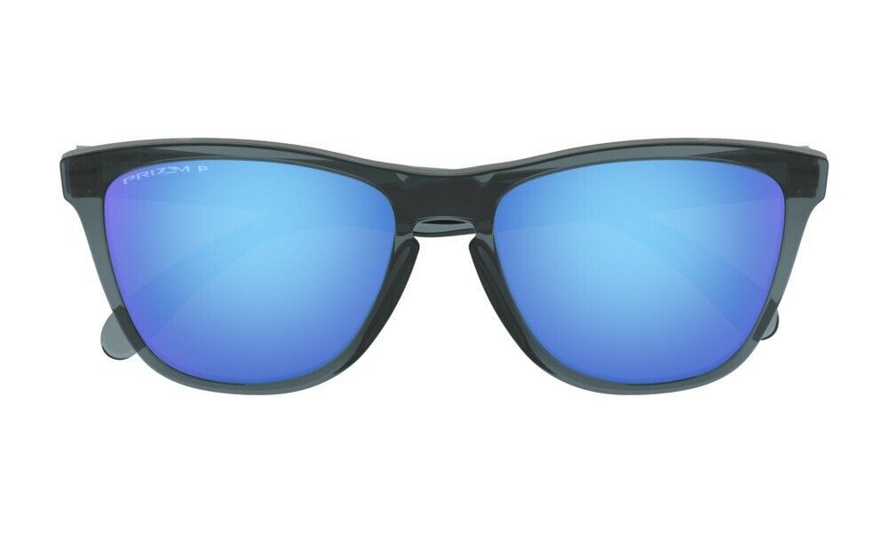 Oakley Shades Frogskins Crystal Black PRIZM Sapphire Polarized Sunglasses